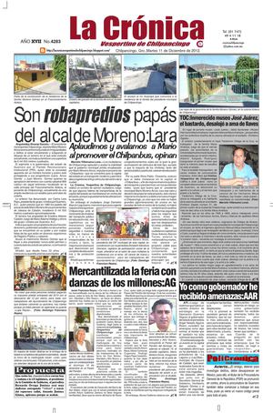 La Crónica 11 de diciembre 2012