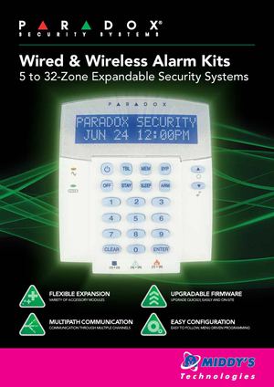 Paradox Alarm Kits Brochure