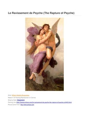 Le Ravissement de Psyche (The Rapture of Psyche)-artisoo -