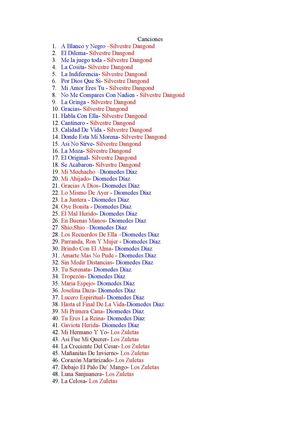 Canciones 