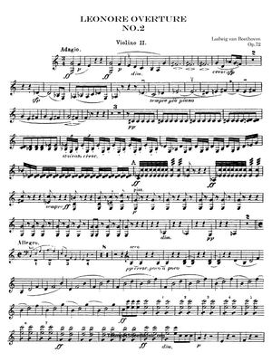 Leonora Overture No. 2 - 2Nd Violin Part