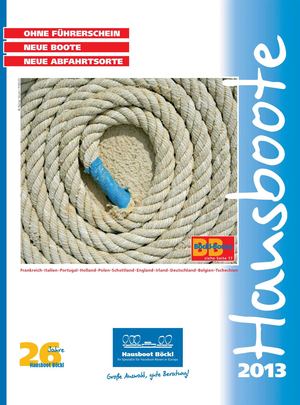 Hausboote 2013 von Hausboot Böckl