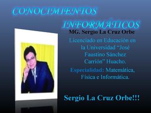 CONOCIMIENTOS INFORMATICOS