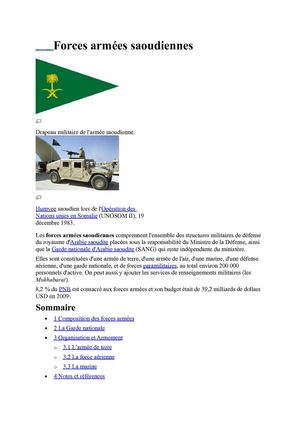 Forces armées saoudiennes