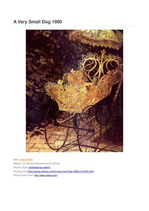 A Very Small Dog 1980- artisoo -