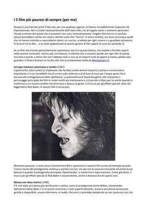 I 5 film più paurosi di sempre