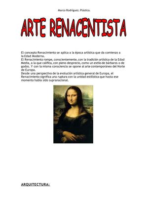 arte renacentista