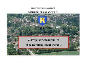PADD Garancières - élaboration PLU