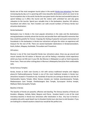 Delightful and Wonderful Kerala Tour 