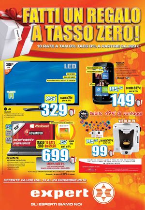 expert - Fatti un regalo a tasso zero