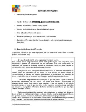 Proyecto de Innovación - Infoblog