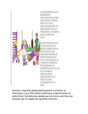 IDENTIFICAR SU LATERALIDAD