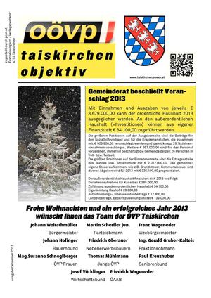 Taiskirchen Objektiv Dez. 2012