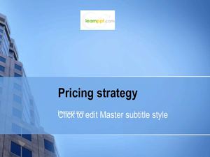 Pricing strategy
