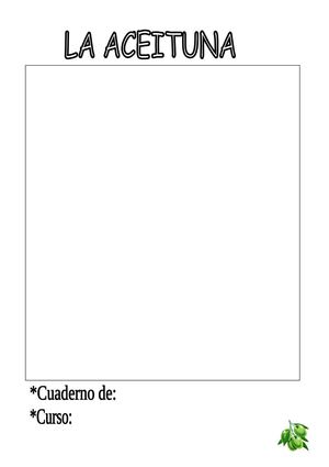 CUADERNO DE LA OLIVA