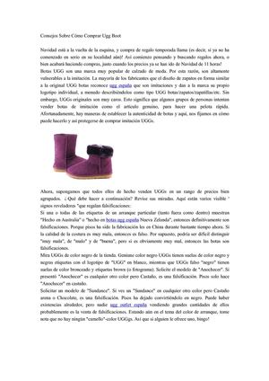 Consejos Sobre Cómo Comprar Ugg Boot