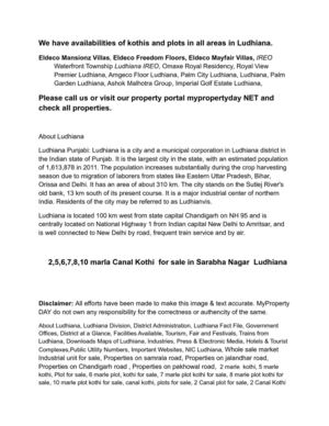 2,5,6,7,8,10 marla Canal Kothi for sale in Sarabha Nagar Ludhiana