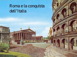 Roma e la conquista dell'Italia