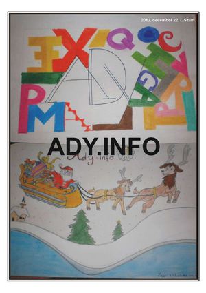 Ady Endre Gimnázium Iskolaújság 1. szám