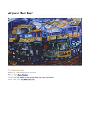 Airplane Over Train - artisoo -