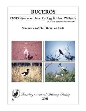 BUCEROS 6 (3) Summaries of Ph.D theses on birds