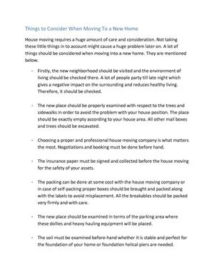 Calaméo - Things to Consider When Moving To a New Home