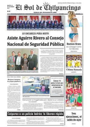 El Sol de Chilpancingo - 18 Diciembre 2012