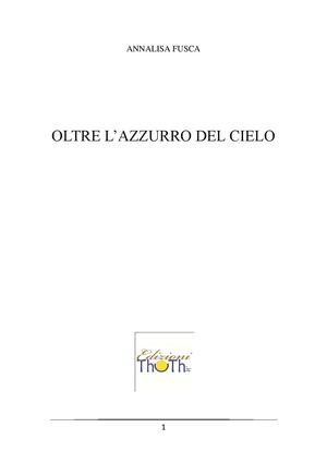 Oltre l'azzurro del cielo