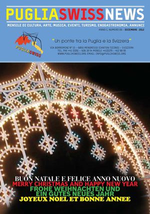 PUGLIASWISS NEWS - DICEMBRE 2012