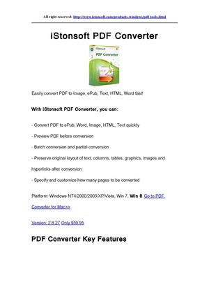 Professional PDF Converter - PDF to ePub/Word/Image/Text/HTML