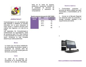 Folleto empresarial