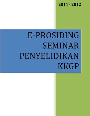 Prosiding Seminar Penyelidikan KKGP
