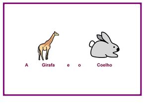 Fábula - A Girafa e o Coelho