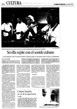 III Encuentro: El son cubano y el flamenco (1995)