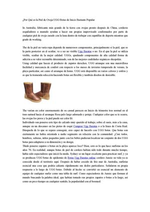 Por Que es la Piel de Oveja UGG Botas de Inicio B