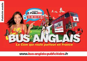 BUS ANGLAIS PUBLICITAIRE - LOCATION BUS ANGLAIS