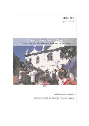 A peregrinação em Porto das Caixas: o espaço sagrado modelando a dinâmica na paisagem  - Viviany Barreto Nogueira 