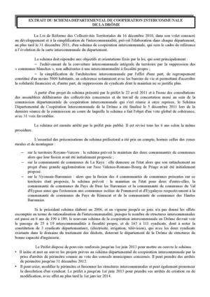 Presentation + Carte SDCI 26