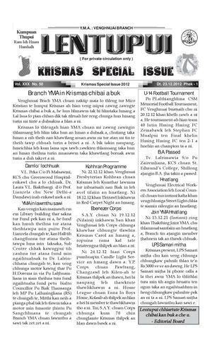 Lentupui Krismas Special Issue 2012