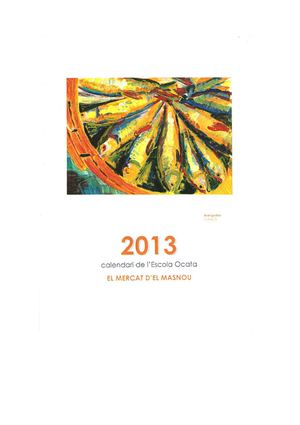 Calendari 2013 escola ocata