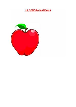LA SEÑORA MANZANA