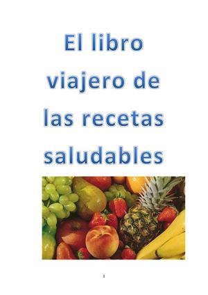 El libro viajero de recetas saludables