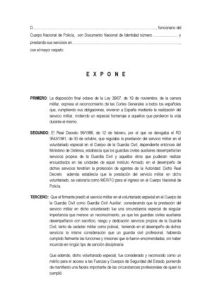 Instancia Distintivo Merito GC AUXILIAR CNP