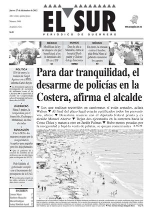 El Sur - 27 de diciembre de 2012