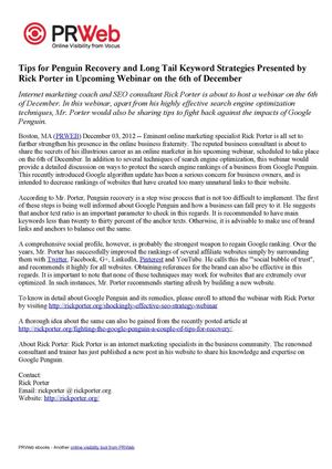 Google Panda Recovery