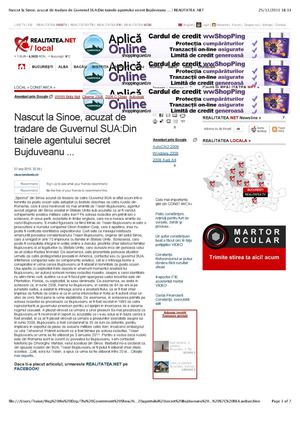 Nascut la Sinoe, acuzat de tradare de Guvernul SUA:Din tainele agentului secret Bujduveanu ... | REALITATEA .NET