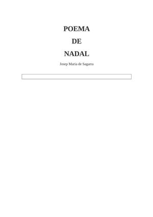 Poema de Nadal