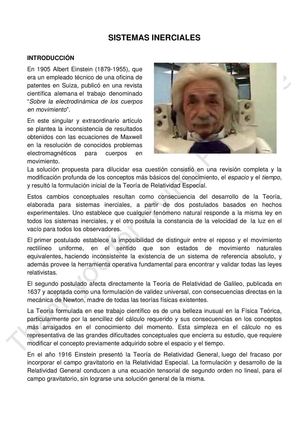 Sistemas inerciales y no inerciales