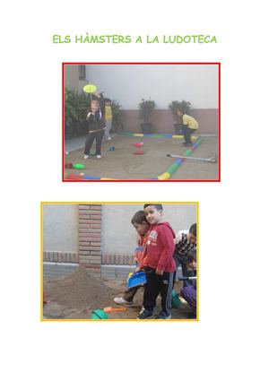 ELS HÀMSTERS A LA LUDOTECA