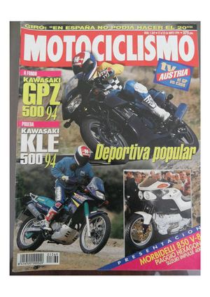 prueba Kawasaki KLE 500 de 1994